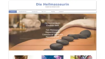 Website Screenshot: Elisabeth Seidl - die Heilmasseurin - Die Heilmasseurin - Startseite - Date: 2023-06-14 10:47:21