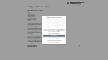Website Screenshot: die ORGANISATION - dieOrganisation - Date: 2023-06-14 10:37:52