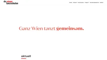 Website Screenshot: Johann Die Wiener Tanzschulen - Home - Wiener Tanzschulen - Date: 2023-06-15 16:02:34