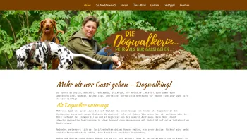 Website Screenshot: Die Dogwalkerin - Dogwalker und Hundesitter in 1220 Wien - Gassi gehen in der Hundegruppe - Die Dogwalkerin - Date: 2023-06-22 15:10:50