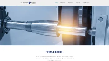 Website Screenshot: Dietrich CNC Fertigung - CNC-Fertigung Dietrich - Date: 2023-06-22 15:00:17