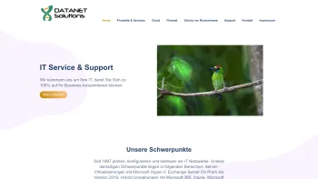 Website Screenshot: DATANET Solutions GmbH - Home -Datanet Solutions - Datenet Solutions - Date: 2023-06-14 10:39:29