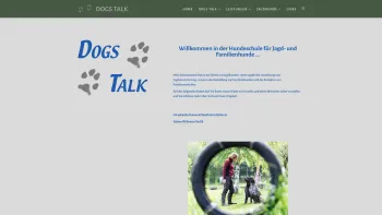 Website Screenshot: Hundeschule DOGS TALK - Dogs Talk - Home - Date: 2023-06-22 15:00:18