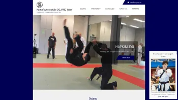 Website Screenshot: DOJANG Wien 18 Taekwondo - Kampfkunstschule DOJANG Wien - Home - Date: 2023-06-22 15:00:18