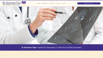 Website Screenshot: Tögel Konstantin Dr. Toegel - Facharzt für Neurologie in 1180 Wien und 3032 Eichgraben - Date: 2023-06-22 15:00:18