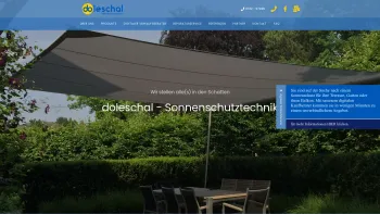 Website Screenshot: doleschal Sonnenschutztechnik - doleschal Sonnenschutz – Wir stellen alle(s) in den Schatten - Date: 2023-06-22 15:00:18