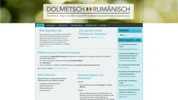 Website Screenshot: ÜBERSETZUNGSBÜRO FÜR RUMÄNISCH Elena Wimmer - Übersetzer Rumänisch Dolmetscher - Date: 2023-06-22 15:00:18