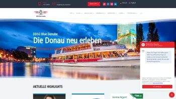Website Screenshot: Donauschiffahrt Wien Pyringer-Zopper - DDSG Blue Danube | Die Donau neu erleben - Date: 2023-06-22 15:10:51