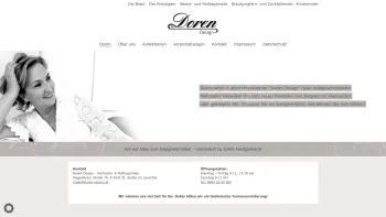 Website Screenshot: Doren Produktion Braut Abend und Festtagsmoden - Doren Design – Hochzeits- & Festtagsmode – Von der Idee zum Designerprodukt – Garantiert zu 100% handgemacht – Made in Austria - Date: 2023-06-22 15:10:51