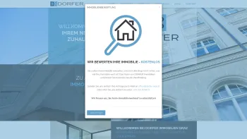 Website Screenshot: Dorfer Real - Dorfer Immobilien Graz | Willkommen in Ihrem neuen Zuhause - Date: 2023-06-14 10:47:21