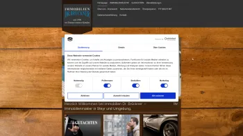 Website Screenshot: Dr. Brückner Immobilien - Immobilien SV Dr. Brückner - Ihr Spezialist für Immobilien in Steyr und Umgebung, immo1 - Homepage - Date: 2023-06-22 15:00:18