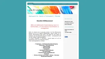 Website Screenshot: Dr. Helmut Harb, FA für Zahn-, Mund und Kieferheilkunde - Zahnarzt Dr. Harb in Fohnsdorf / Murtal - Implantate, Bleaching, Kronen, Chirurgie - Date: 2023-06-22 15:00:18