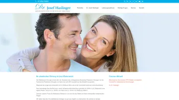 Website Screenshot: Dr. Haslinger Josef - Linz Österreich Plastischer Chirurg Chirurgie Ästhetische Medizin - Date: 2023-06-22 15:00:18