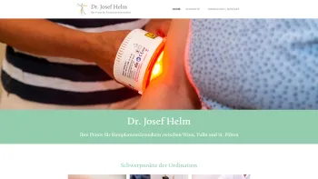 Website Screenshot: Dr. Josef Helm - Dr. Josef Helm – Ihre Praxis für Komplementärmedizin - Date: 2023-06-15 16:02:34