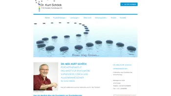 Website Screenshot: Dr.Kurt Schöck Psychiater - FA für Psychiatrie und Psychotherapeut in 1210 Wien - Dr. med. Kurt Schöck - Date: 2023-06-22 15:10:51