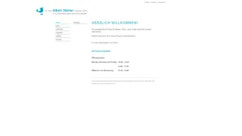 Website Screenshot: Dr. Steiner Partner - Herzlich willkommen! | Dr. med. Albert Steiner - Date: 2023-06-22 15:10:51