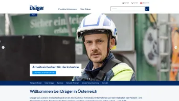 Website Screenshot: Dräger Medical Austria GmbH - Dräger Österreich – Medizin- und Sicherheitstechnik seit 1889 | Dräger - Date: 2023-06-22 15:16:20