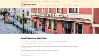 Website Screenshot: Hotel Restaurant Drei Hasen - Hotel Drei Hasen - Hier ist die Welt noch in Ordnung …seit 1865 - Date: 2023-06-22 15:00:18