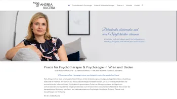 Website Screenshot: Mag.Dr. Andrea Kucera, Psychologisch-psychotherapeutische Praxis - Dr. Kucera Psychotherapie & Psychologie in 1120 Wien und Baden - Date: 2023-06-14 10:37:07
