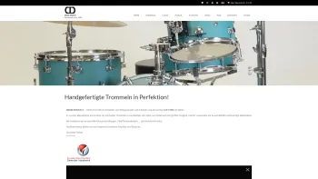 Website Screenshot: DRUM DESIGN Christian Färber - DRUM DESIGN – Handmade Drums since 1998 - Date: 2023-06-22 15:00:19