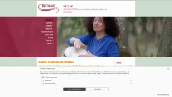 Website Screenshot: DUFTKLANG Coaching, Räuchern, Trommeln - www.duftklang.at - DUFTKLANG - Date: 2023-06-22 15:10:51