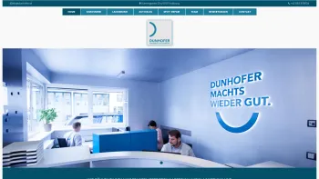 Website Screenshot: Dunhofer - Autolackierung | Karosserie Salzburg - Dunhofer GesmbH - Date: 2023-06-22 15:10:52