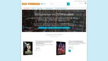 Website Screenshot: DVD Paradies - Ihr Uncut DVD-Shop! | DVDs und Blu-ray Uncut günstig kaufen - Date: 2023-06-15 16:02:34