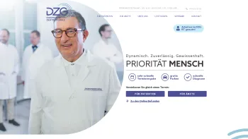 Website Screenshot: DiagnostikZentrumGraz DiagnoseOnline myDzg Was&Wann LaengerLeben RadiologieInfo - Priorität Mensch - Diagnostikzentrum Graz - Date: 2023-06-22 15:00:19