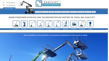 Website Screenshot: easyLift Arbeitsbühnen - http://www.easylift.at/index.html - Date: 2023-06-14 10:39:34