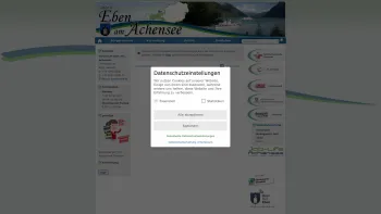 Website Screenshot: Gemeindeamt Eben am Eben am Achensee RiS-Kommunal - Eben am Achensee - GEM2GO WEB - Startseite - Date: 2023-06-22 15:10:52
