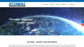 Website Screenshot: Ecomal - Willkommen | ECOMAL® - Electronic Components and Logistic - Date: 2023-06-22 15:00:19
