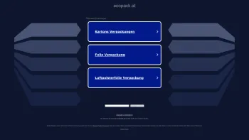 Website Screenshot: VTB-Ecopack Olin Co Ecopack - ecopack.at - Diese Website steht zum Verkauf! - Informationen zum Thema ecopack. - Date: 2023-06-22 15:00:20