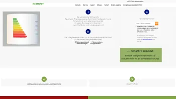 Website Screenshot: bei ECOTECH Software - ecotech Software für Bauphysik und Energieausweis – powered by BuildDesk Österreich GmbH & CoKG - Date: 2023-06-22 15:00:20
