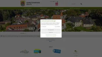 Website Screenshot: Gemeindeamt d Marktgemeinde Marktgemeinde Edlitz N - Marktgemeinde Edlitz NÖ - Home - Date: 2023-06-22 15:13:18
