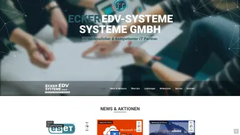 Website Screenshot: EDV-Systeme Ecker - Ecker EDV-Systeme | Ihr IT Spezialist aus Vöcklabruck und Grieskirchen - Date: 2023-06-22 15:10:52