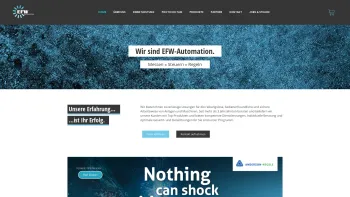 Website Screenshot: EFW Elektronik Wolf - Homepage - EFW Automation GmbH - Date: 2023-06-22 15:00:20