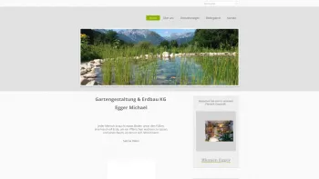 Website Screenshot: Michael Egger Gartengestaltung und Erdbewegung - egger-garten.at - Date: 2023-06-22 15:00:20