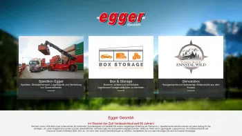 Website Screenshot: Egger Transport Ges. m. b. H. - Egger Gesmbh | Spedition, Strassentransport, Lagerlogistik, Ennstalwild, Genussbox - Date: 2023-06-22 15:00:20