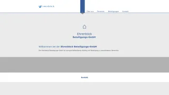 Website Screenshot: Ehrenböck Partner www.Ehrenboeck.at - Ehrenböck Beteiligungs-GmbH - Date: 2023-06-22 15:00:20