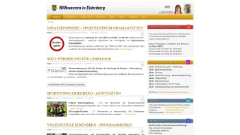 Website Screenshot: Gemeindeamt Eidenberg Mühlviertel - Dorfkurier - Date: 2023-06-22 15:10:52