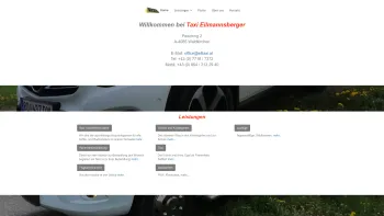 Website Screenshot: Taxi Eilmannsberger - Willkommen bei Taxi Eilmannsberger - Date: 2023-06-22 15:13:18