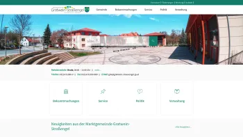 Website Screenshot: Gemeinde www.eisbach-rein.at - Marktgemeinde Gratwein-Straßengel - Geko digital - Date: 2023-06-15 16:02:34