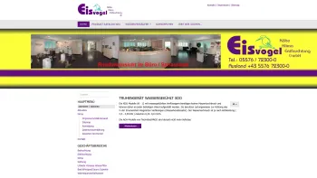 Website Screenshot: Eisvogel Kälte Klima Entfeuchtung GmbH Hohenems Österreich - Startseite / Aktionen - Date: 2023-06-22 15:00:20