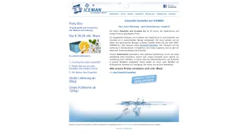 Website Screenshot: Eiswürfelservice - Eiswürfel bestellen bei ICEMAN, das Eiswürfel Service: Startseite - Date: 2023-06-22 15:00:20