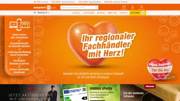 Website Screenshot: Elektro Lenz - Ihr regionaler Elektro-Fachhändler - Expert Lenz - Date: 2023-06-15 16:02:34