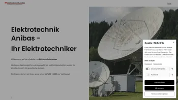 Website Screenshot: Elektrotechnik Anibas, Fernsehtechnik Anibas - Home | Elektrotechnik Anibas - Date: 2023-06-14 10:47:27