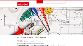Website Screenshot: Reinhard Elektro Karl Elektroinstallationen - Elektro Karl | Haushalt - Gewerbe - Industrie / sicher beraten - Date: 2023-06-22 15:00:21