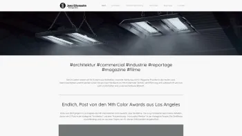 Website Screenshot: Jens Ellensohn Fotografie - #architektur #commercial #industrie #reportage #magazine #filme - jensellensohns Webseite! - Date: 2023-06-14 10:37:52