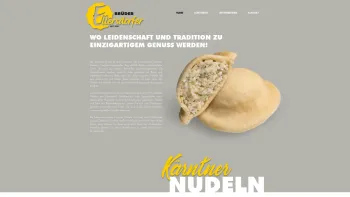 Website Screenshot: Die Welt der Kärntner Nudeln Brüder Ellersdorfer LebensmittelerzeugungsGmbH. - Käsnudeln | Brüder Ellersdorfer - Kärntner Nudeln seit 1931 | Kärnten - Date: 2023-06-15 16:02:34