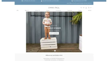 Website Screenshot: EMMA & PAUL - Nachhaltige Bio Baby- und Kindermode - EMMA & PAUL - Date: 2023-06-22 15:11:13